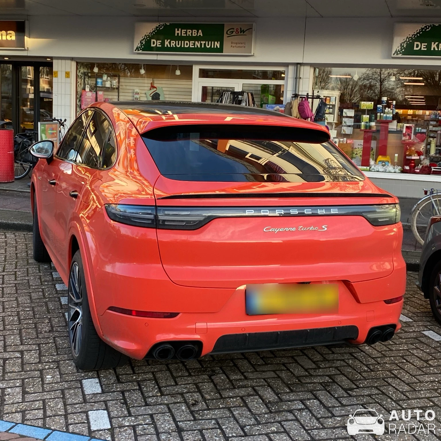 Porsche Cayenne Coupé Turbo S E-Hybrid spotted in Amstelveen, Nederland