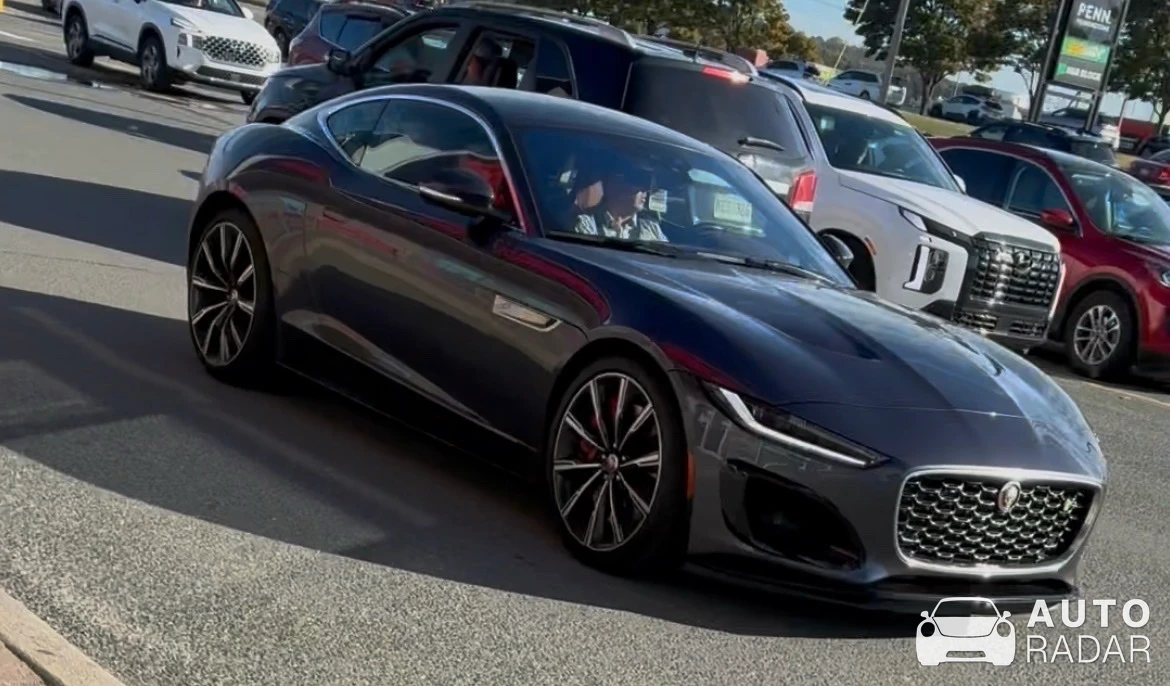 Jaguar F-Type P450 75 Convertible spotted in Saint John