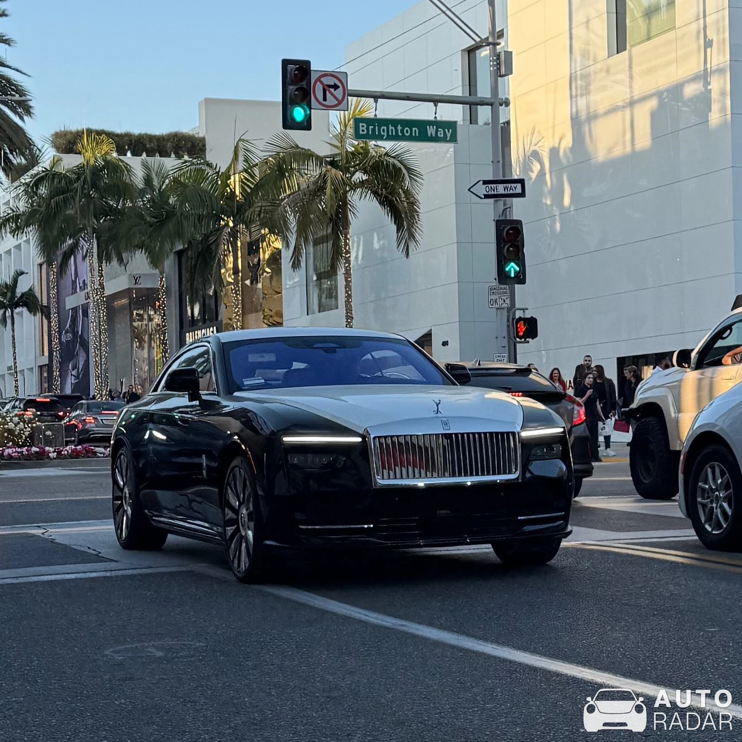 Rolls-Royce Spectre spotted in Beverly Hills, United States