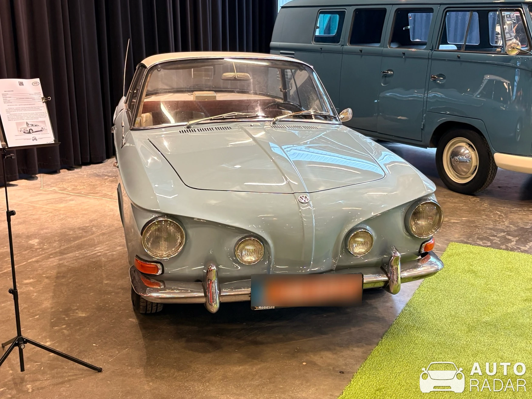 Volkswagen Type 34 Karmann-Ghia spotted in Vilnius