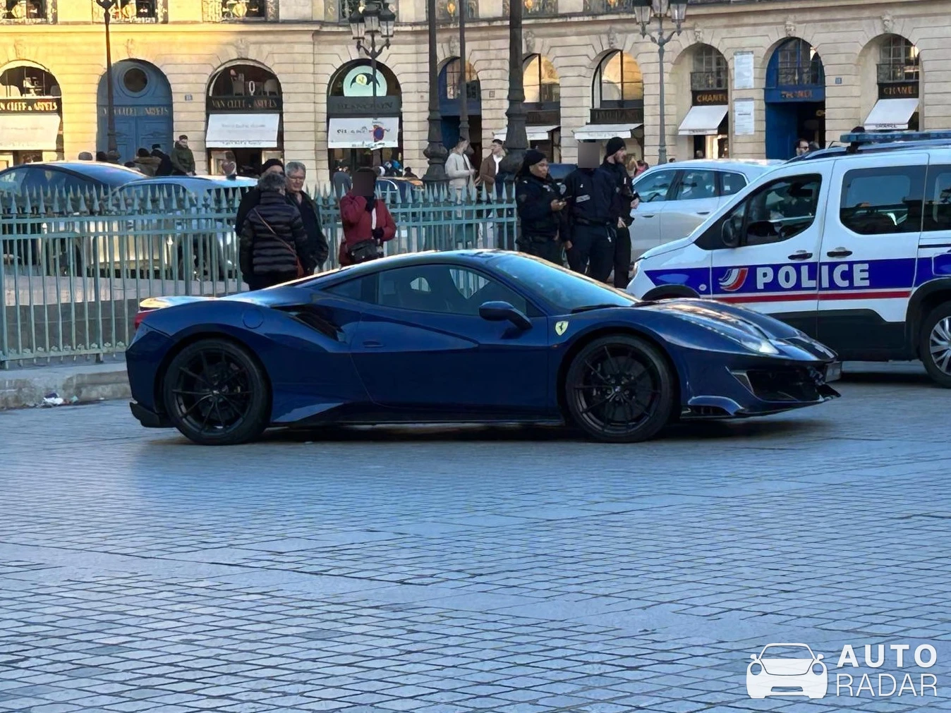 Ferrari 488 Pista spotted in Paris, France