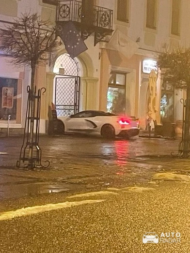 Chevrolet Corvette C8 Stingray spotted in Banská Bystrica, Słowacja