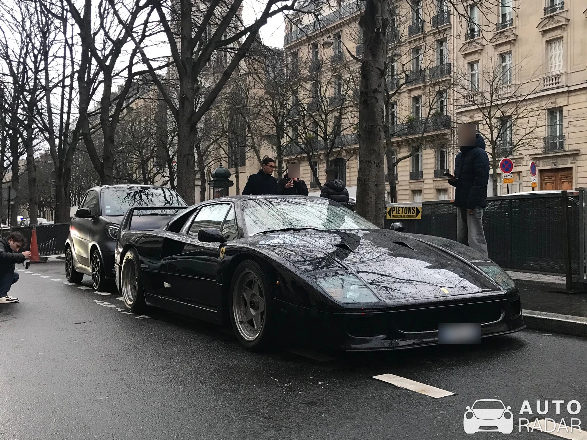 Ferrari F40 spotted in Paris, France