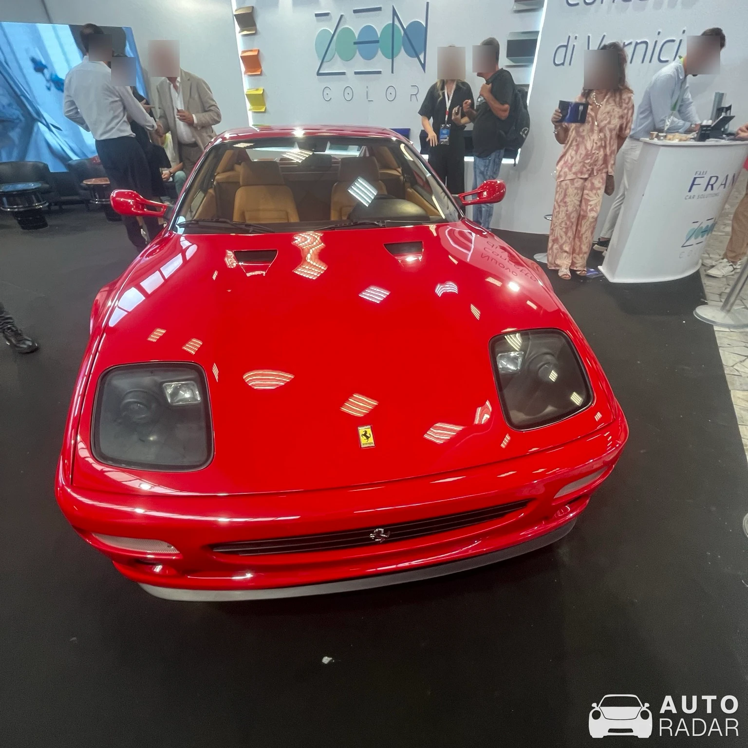 Ferrari F512 spotted in Napoli