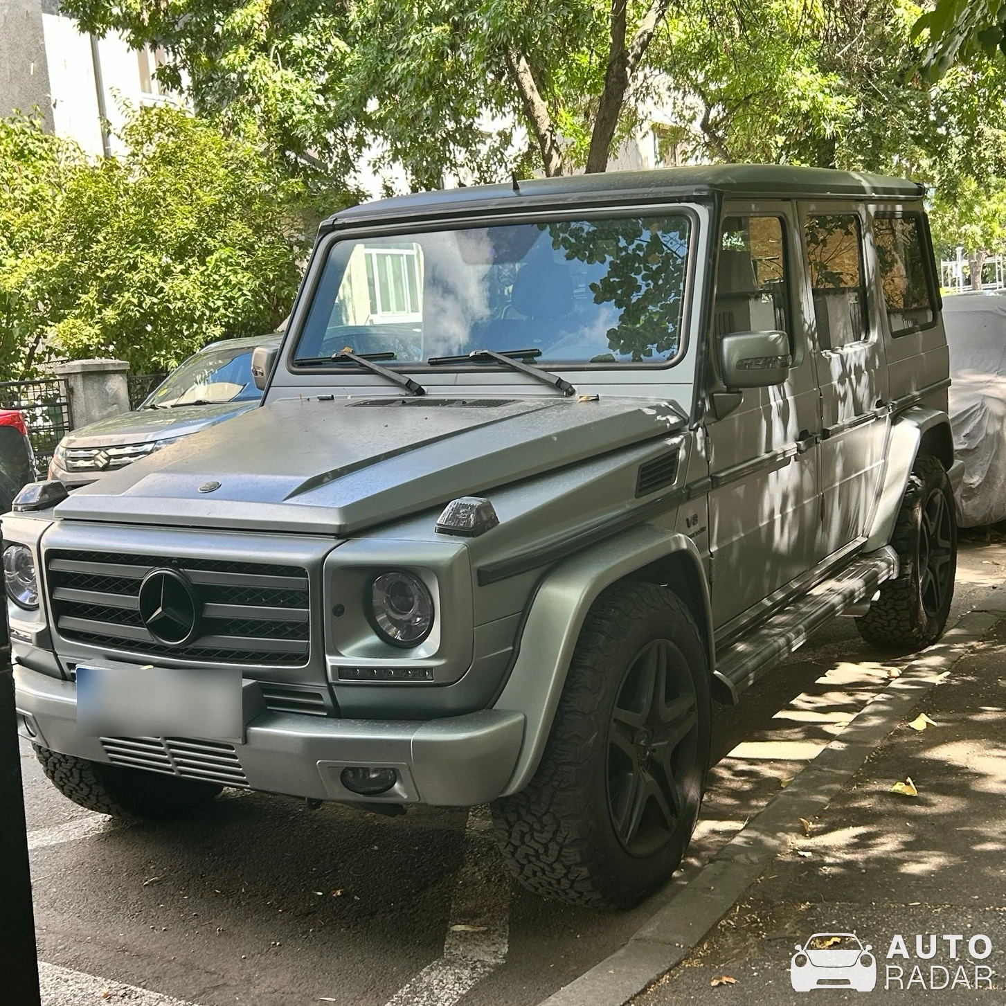 Mercedes-Benz G 500 GE V8 spotted in București