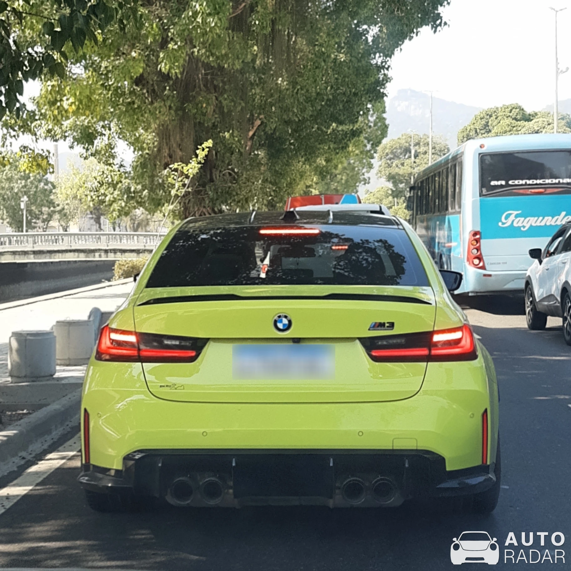 BMW M3 G80 Sedan Competition spotted in Centro, Brazil
