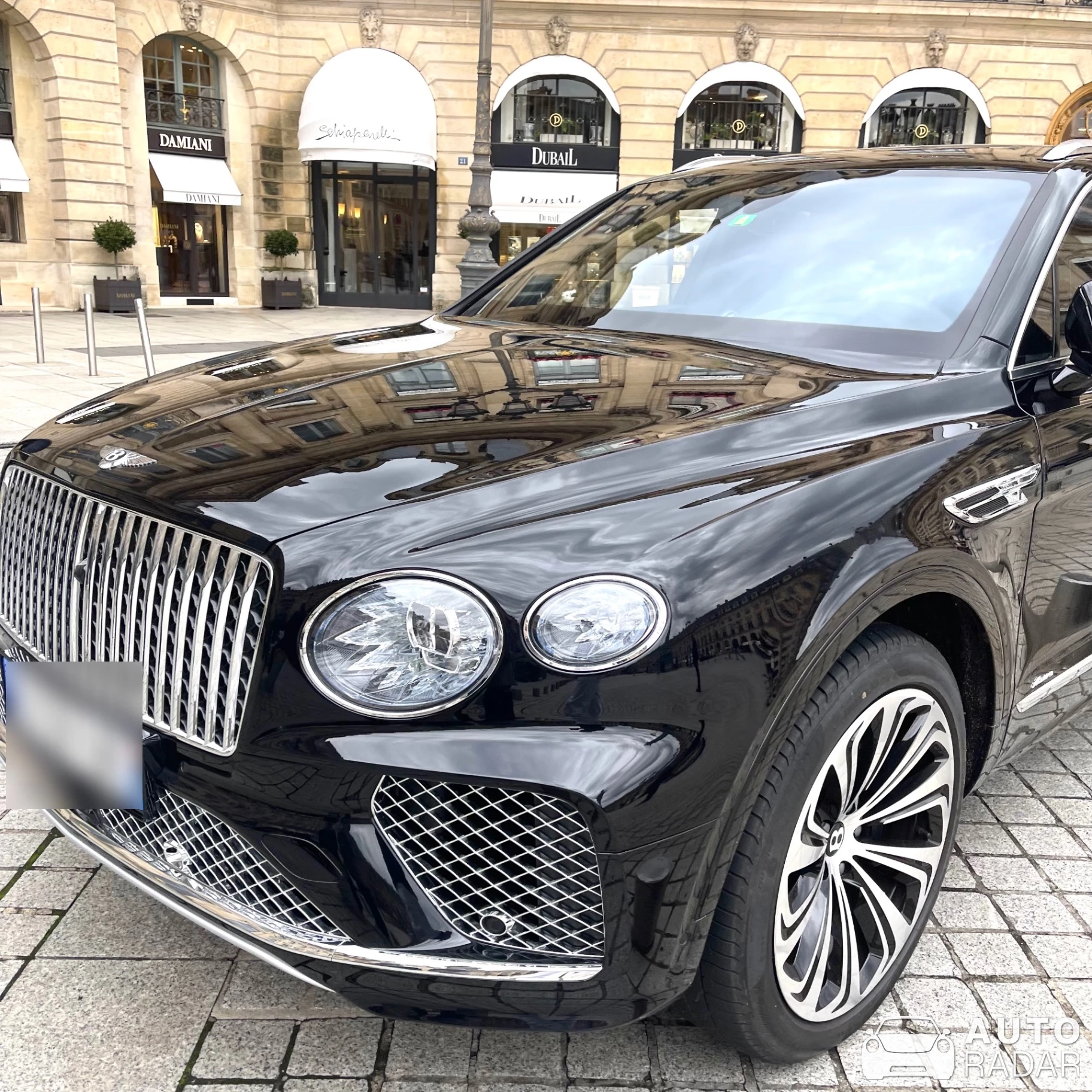 Bentley Bentayga spotted in Paris, France