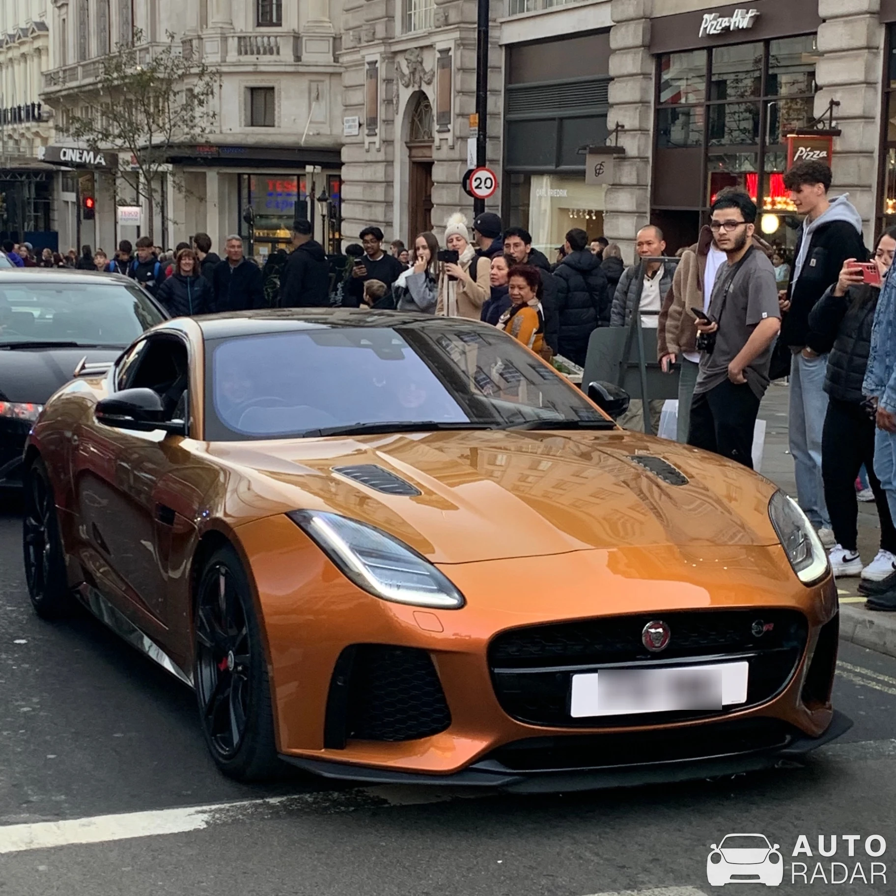 Jaguar F-Type SVR Coupé spotted in Greater London, United Kingdom