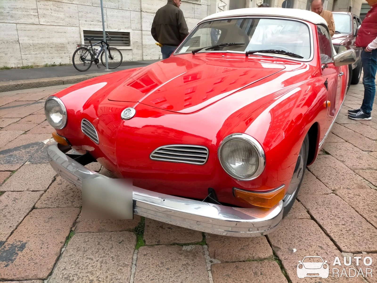 Volkswagen Type 14 Karmann-Ghia Cabriolet spotted in Milano, Italy
