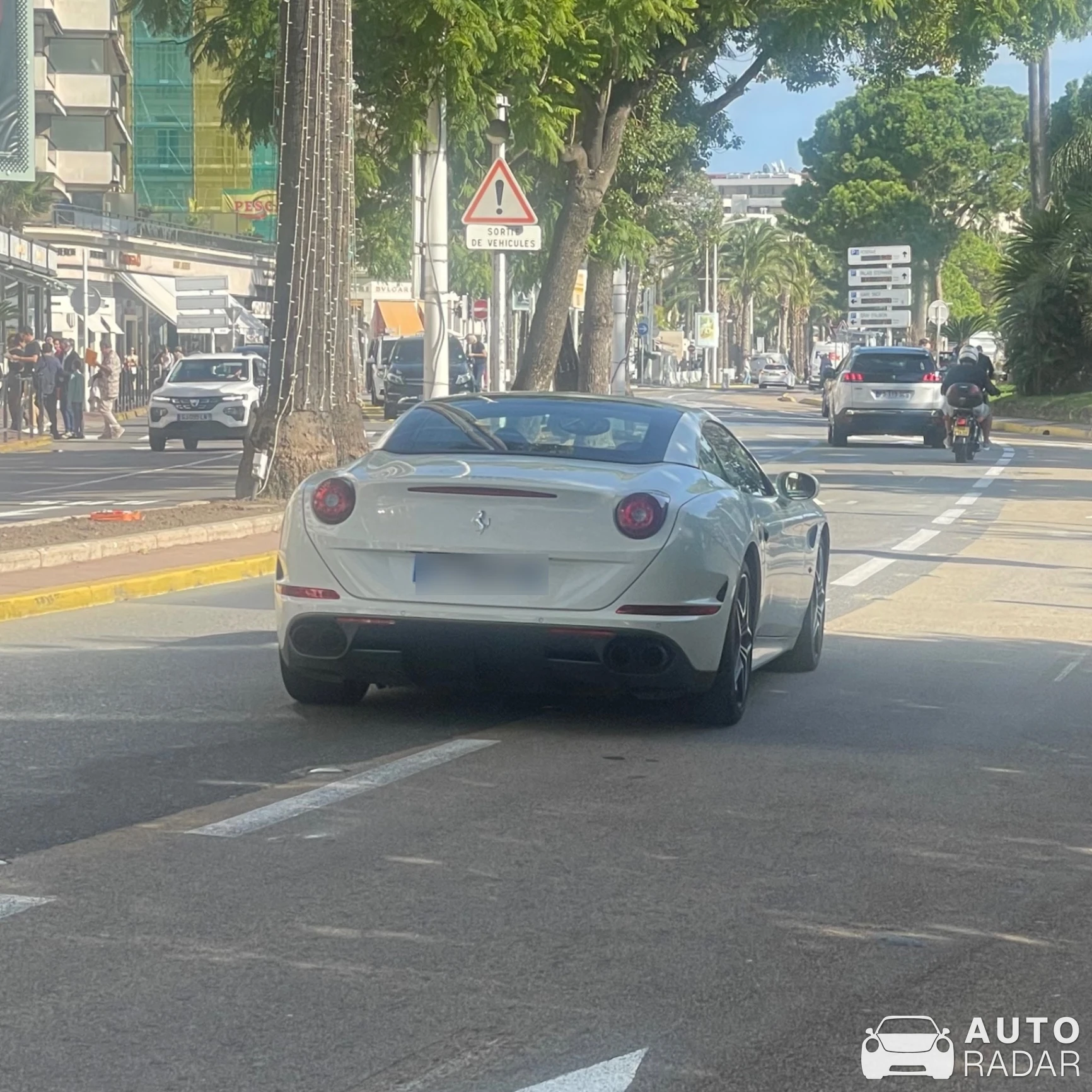 Ferrari California spotted in Cannes, France