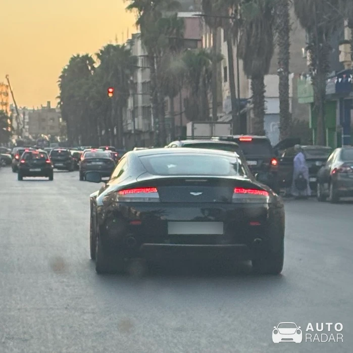 Aston Martin V8 Vantage 2018 spotted in Mohammédia