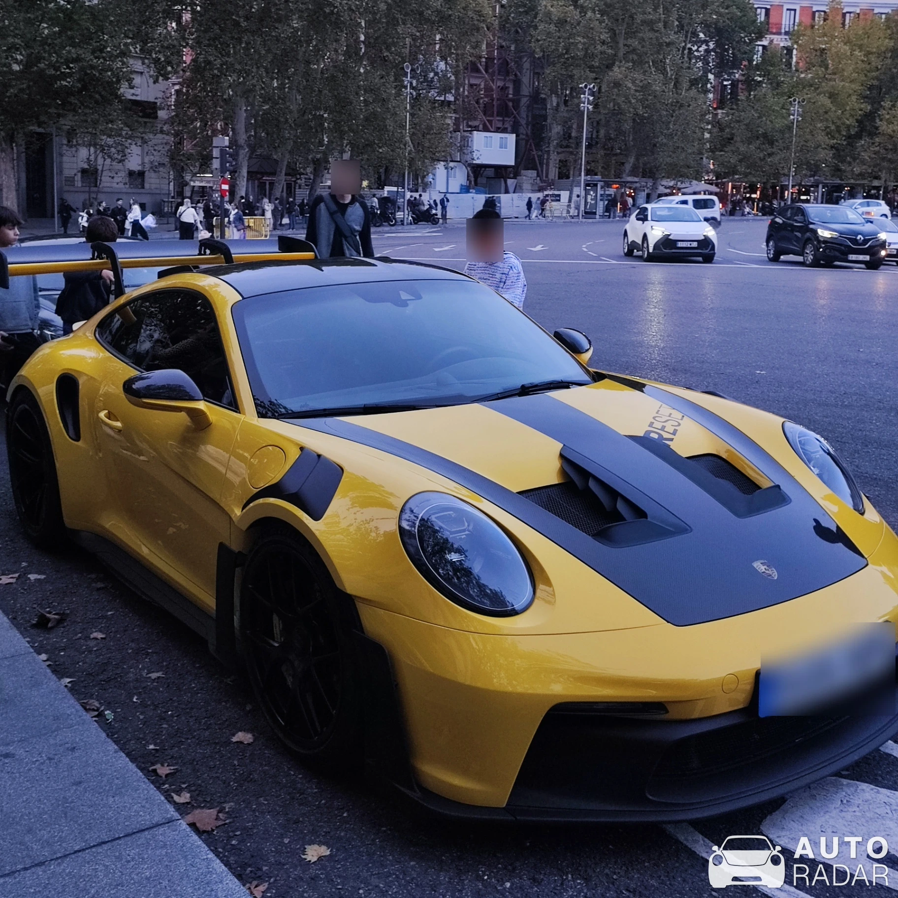 Porsche 992 GT3 RS MkI spotted in Madrid, Spain