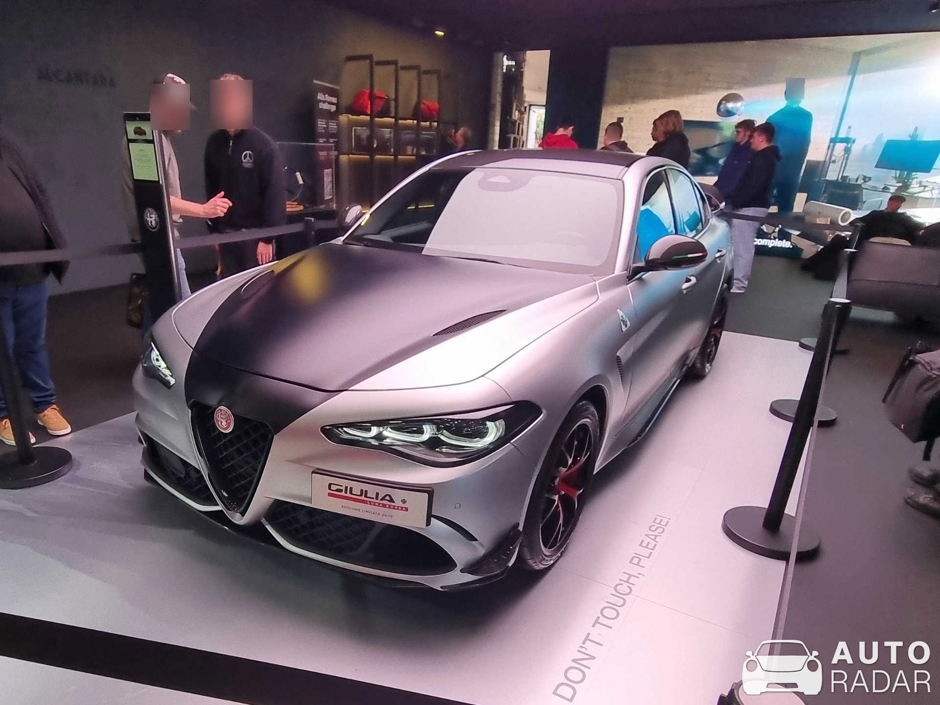 Alfa Romeo Giulia Luna Rossa spotted in Brussels
