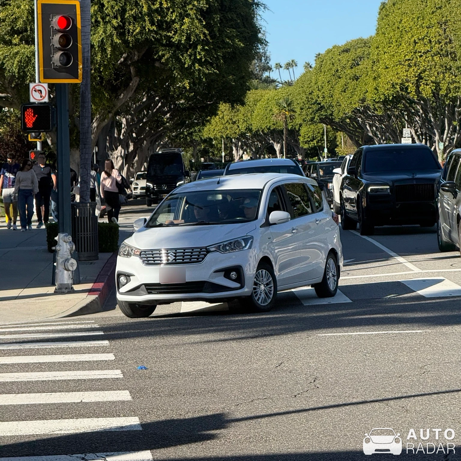 Suzuki Ertiga spotted in Beverly Hills