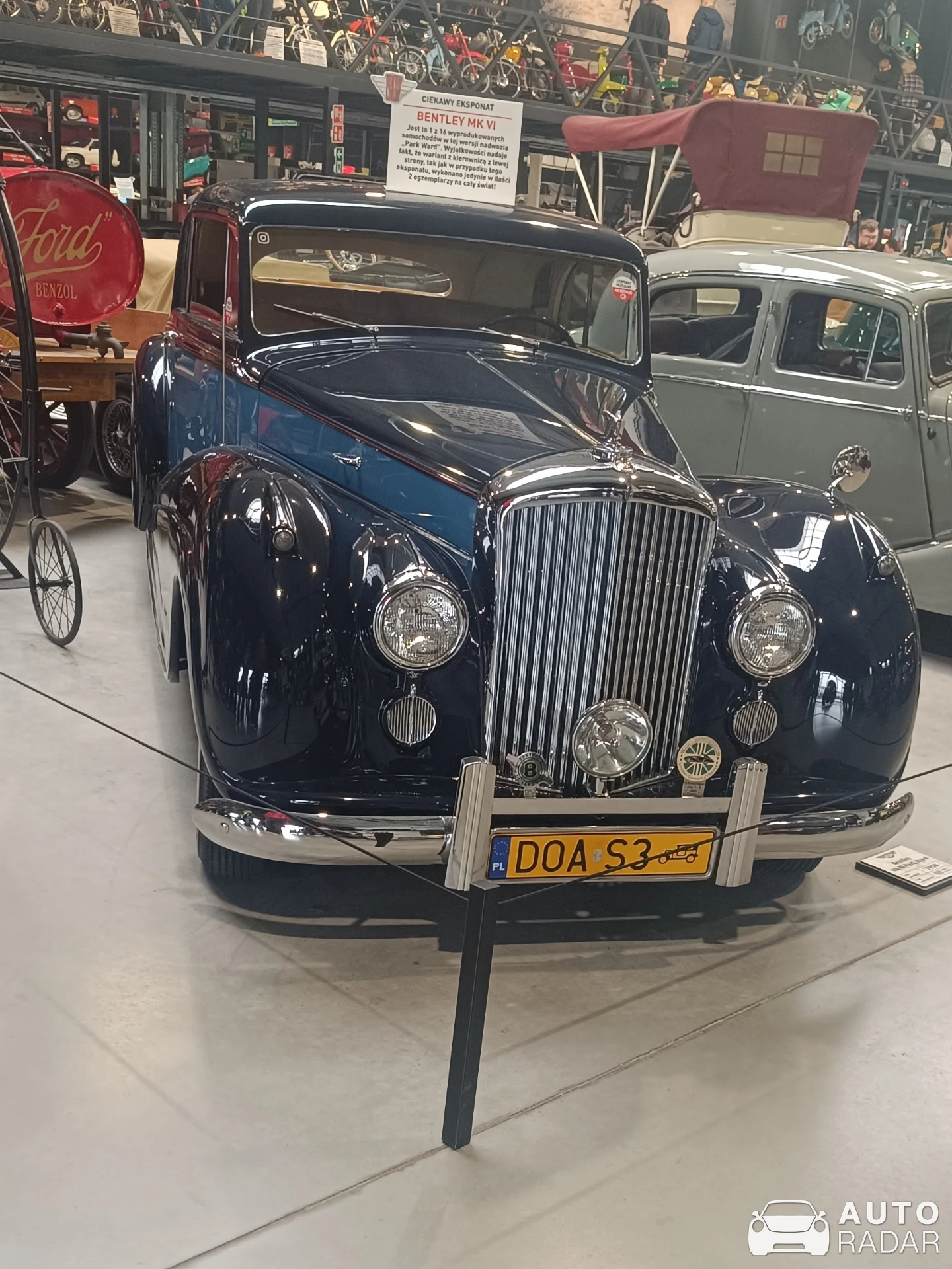 Bentley MkVI Gibbs Special spotted in Oława