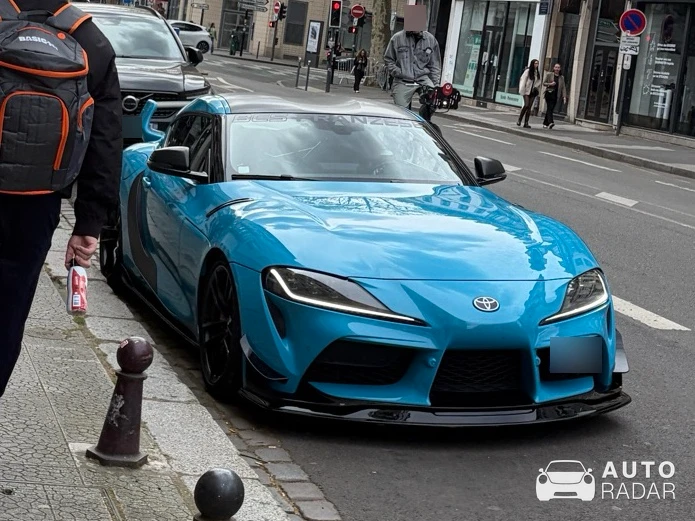 Toyota GR Supra A90 Varis spotted in Lille
