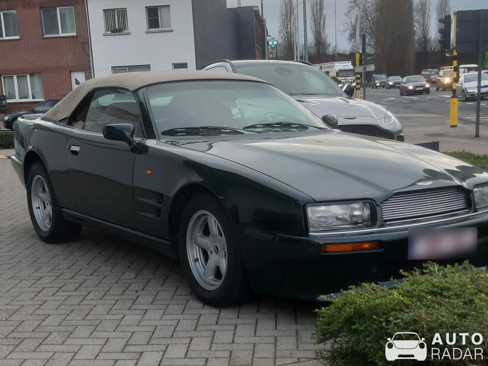 Aston Martin Virage Volante spotted in Wommelgem