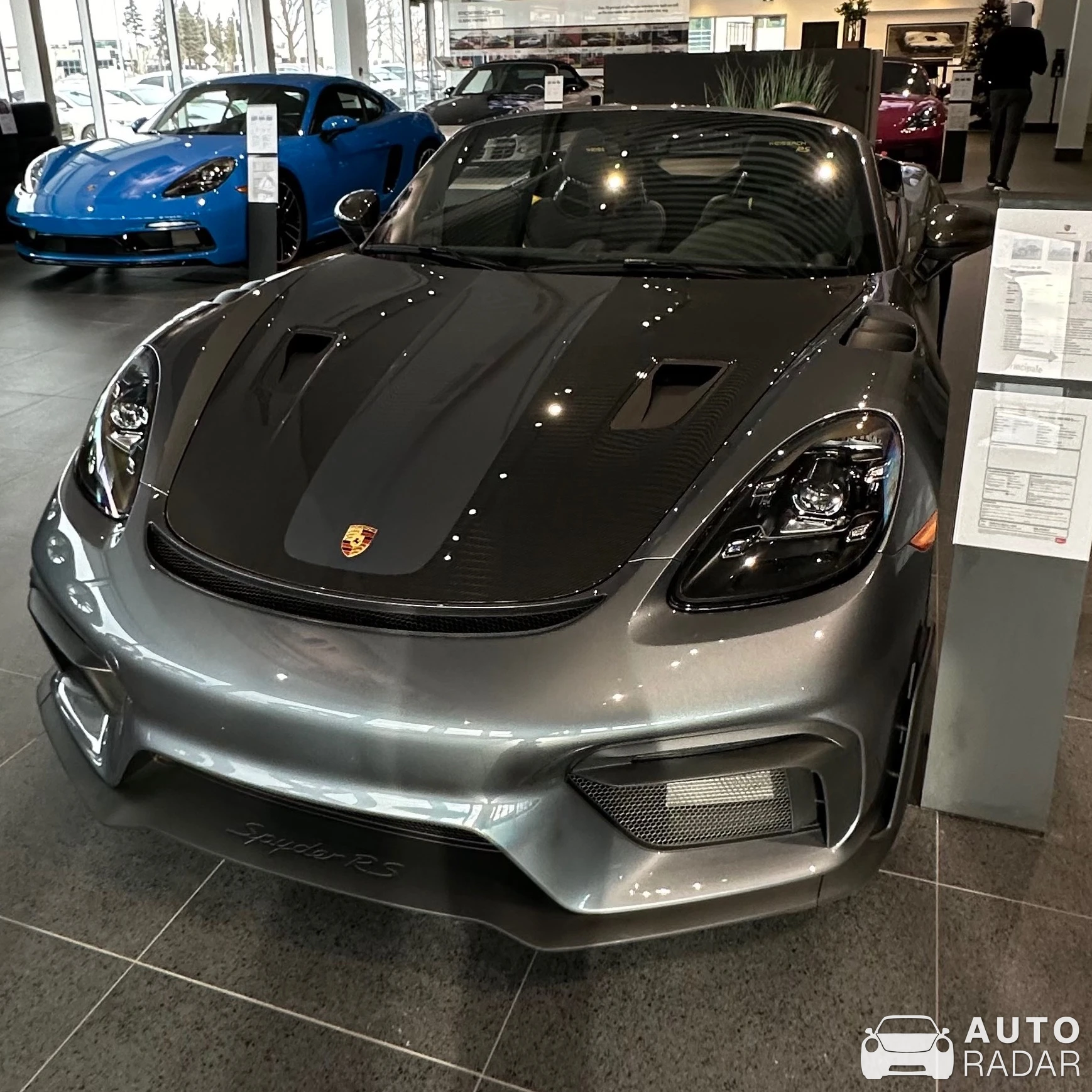 Porsche 718 Spyder RS spotted in Laval, Canada