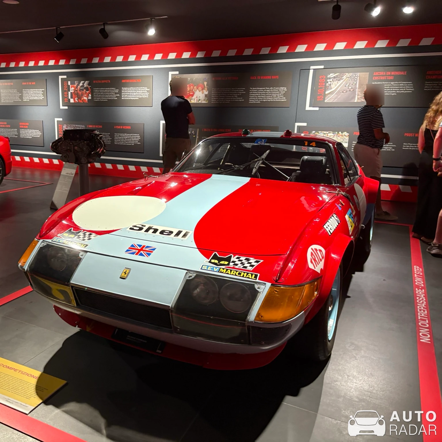 Ferrari 365 GTB/4 Daytona Competizione Conversion spotted in Maranello