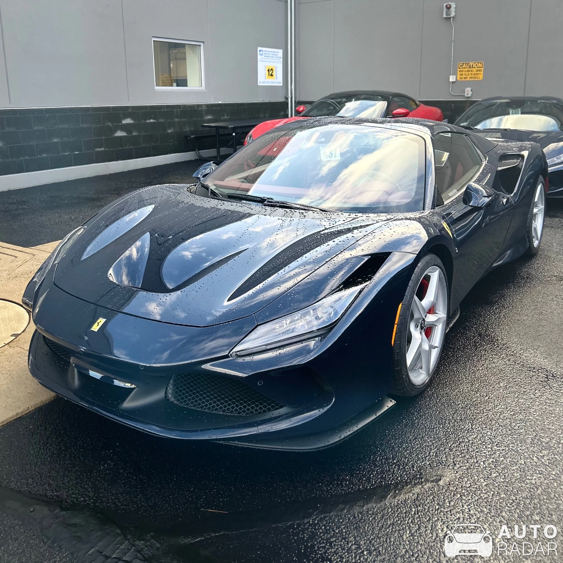 Ferrari F8 Spider spotted in Norwood, United States