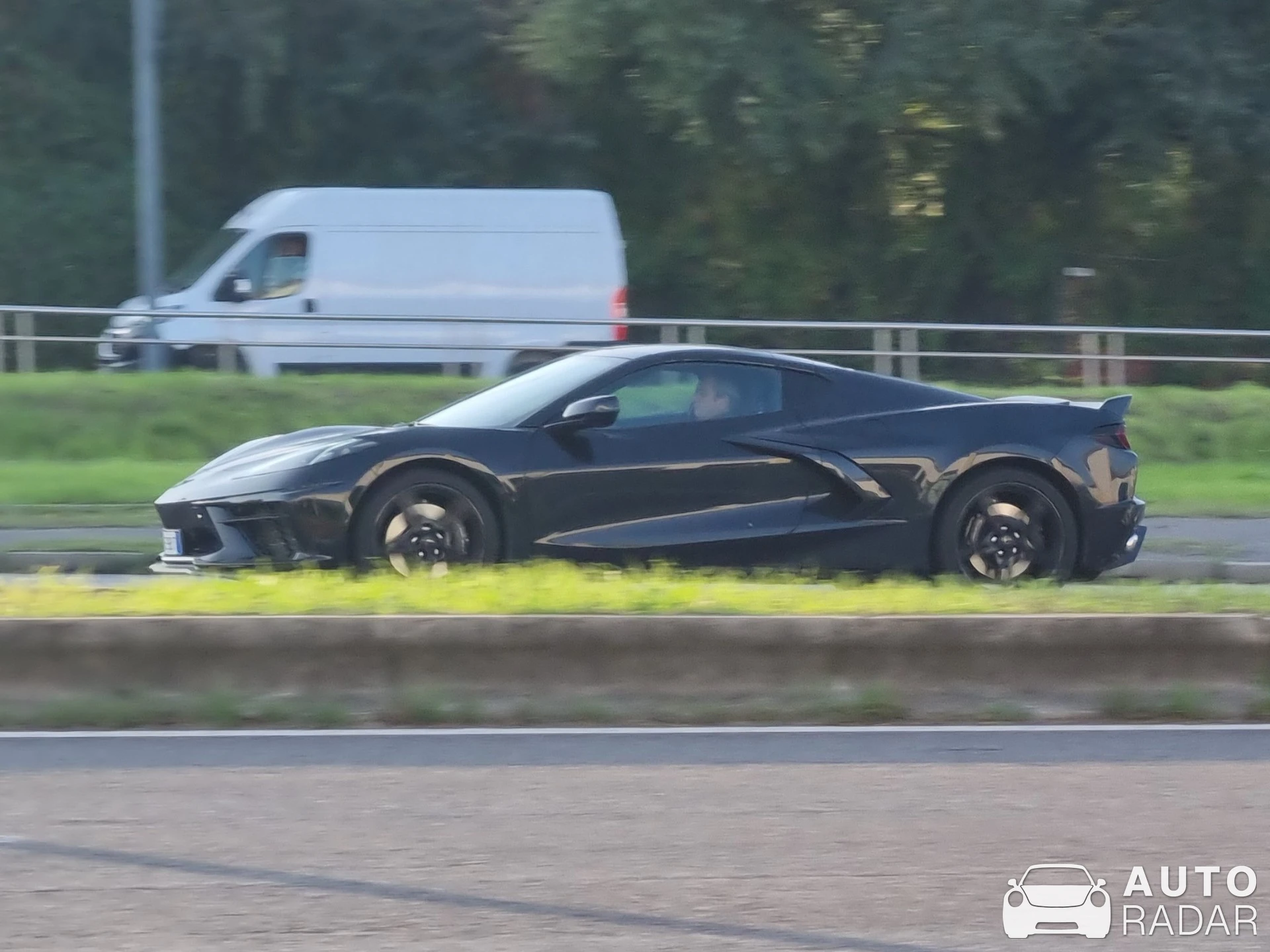 Chevrolet Corvette C8 spotted in Milano, Italy