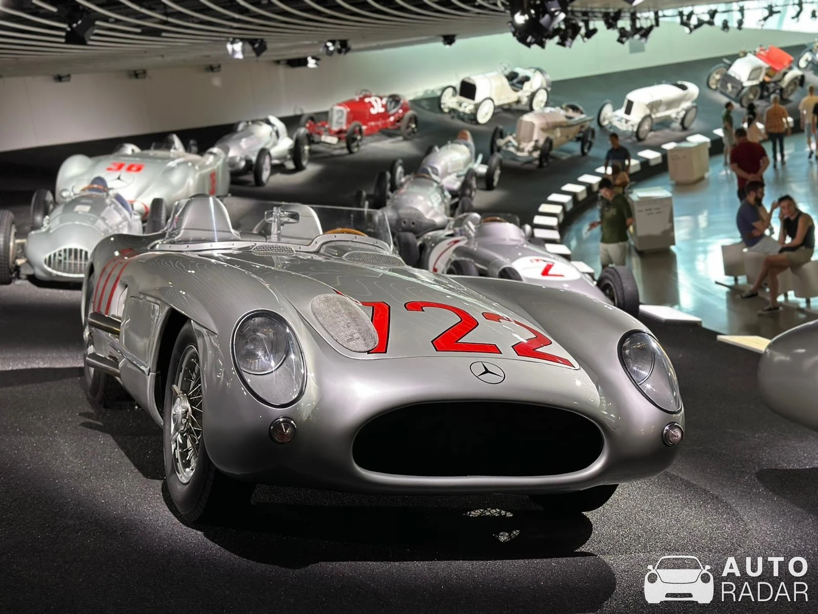 Mercedes-Benz 300SLR Rennsportwagen spotted in Stuttgart
