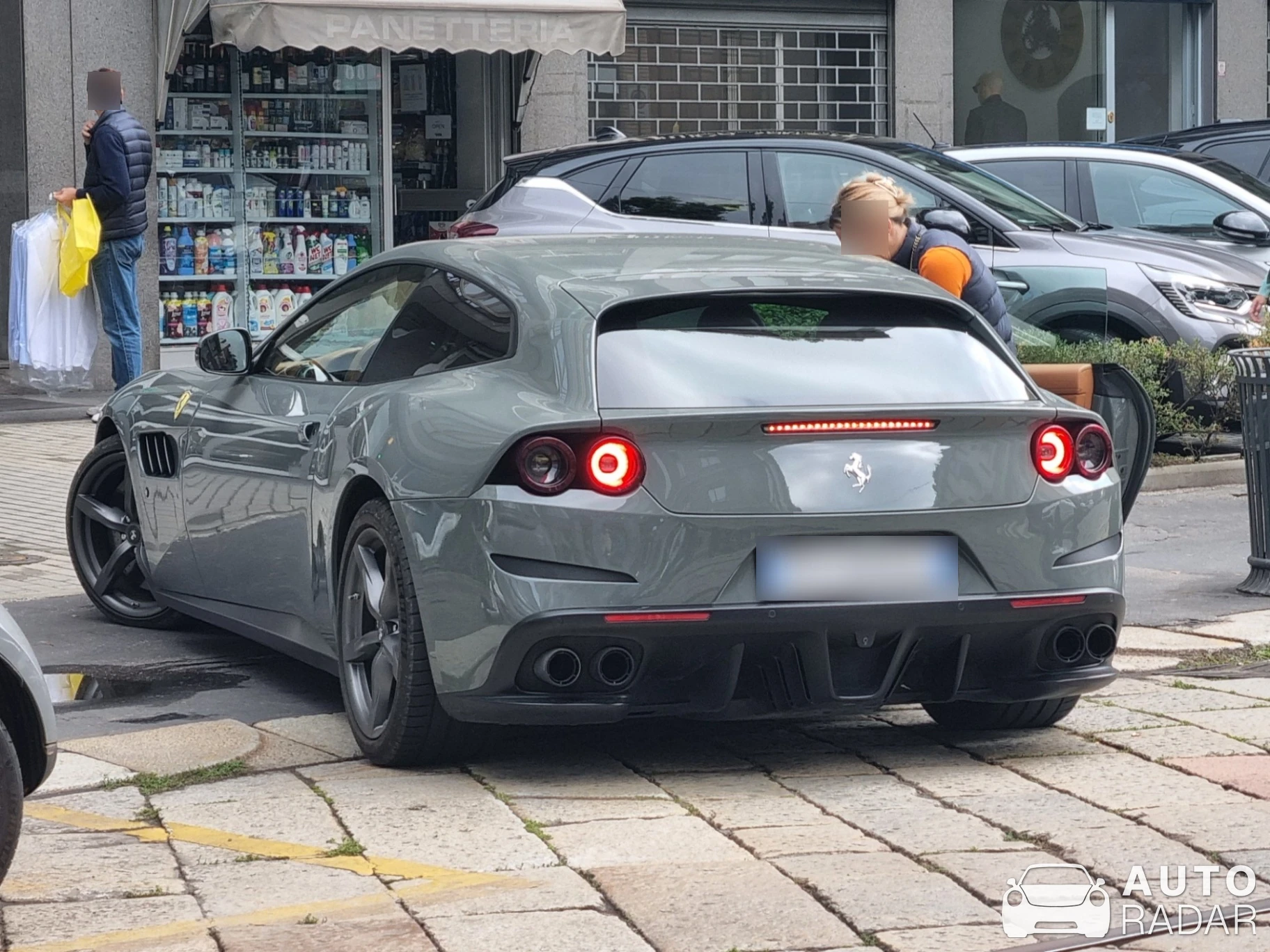 Ferrari GTC4Lusso spotted in Milano, Italia