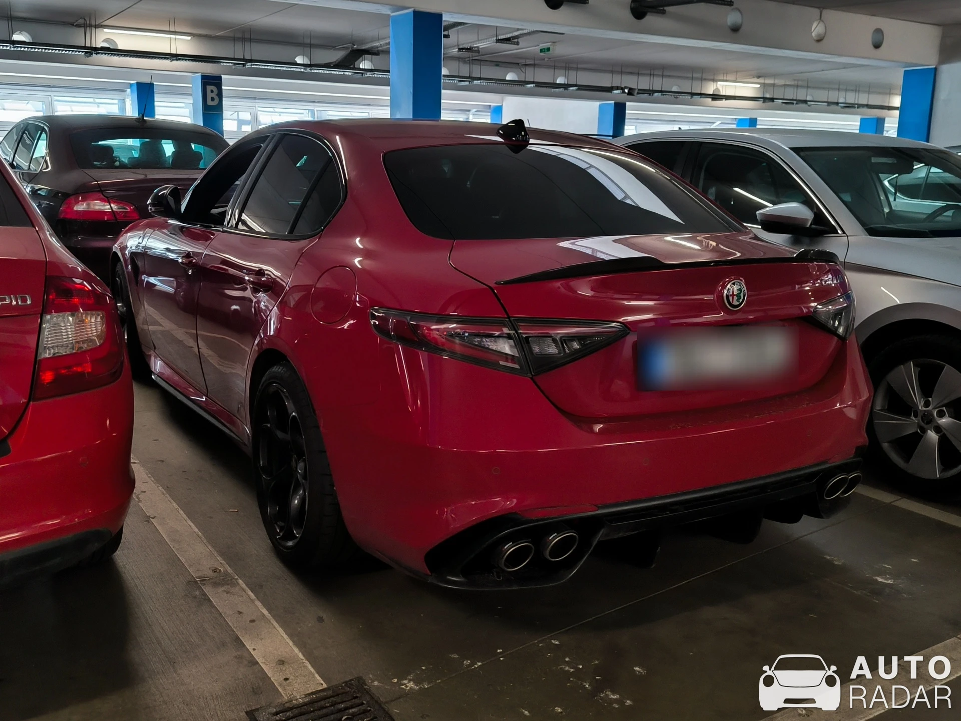 Alfa Romeo Giulia Quadrifoglio 2023 spotted in Brno, Czech Republic