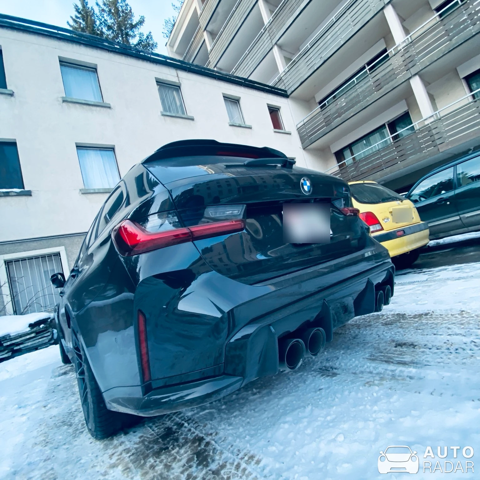 BMW M3 G81 Touring Competition spotted in Davos, Schweiz