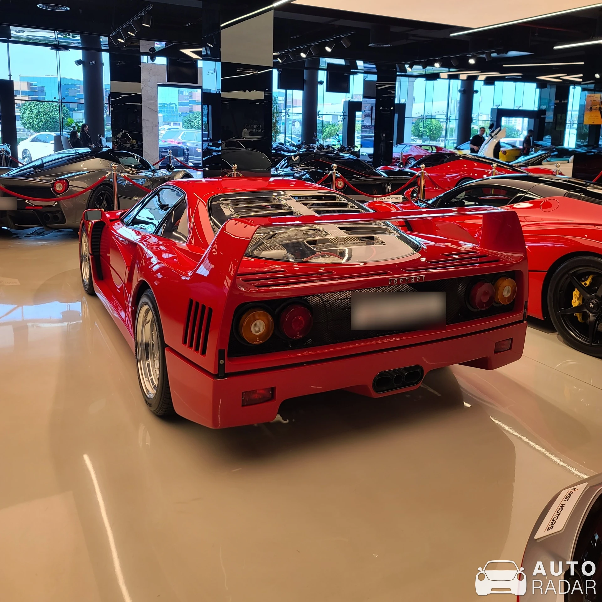 Ferrari F40 spotted in Dubai, United Arab Emirates