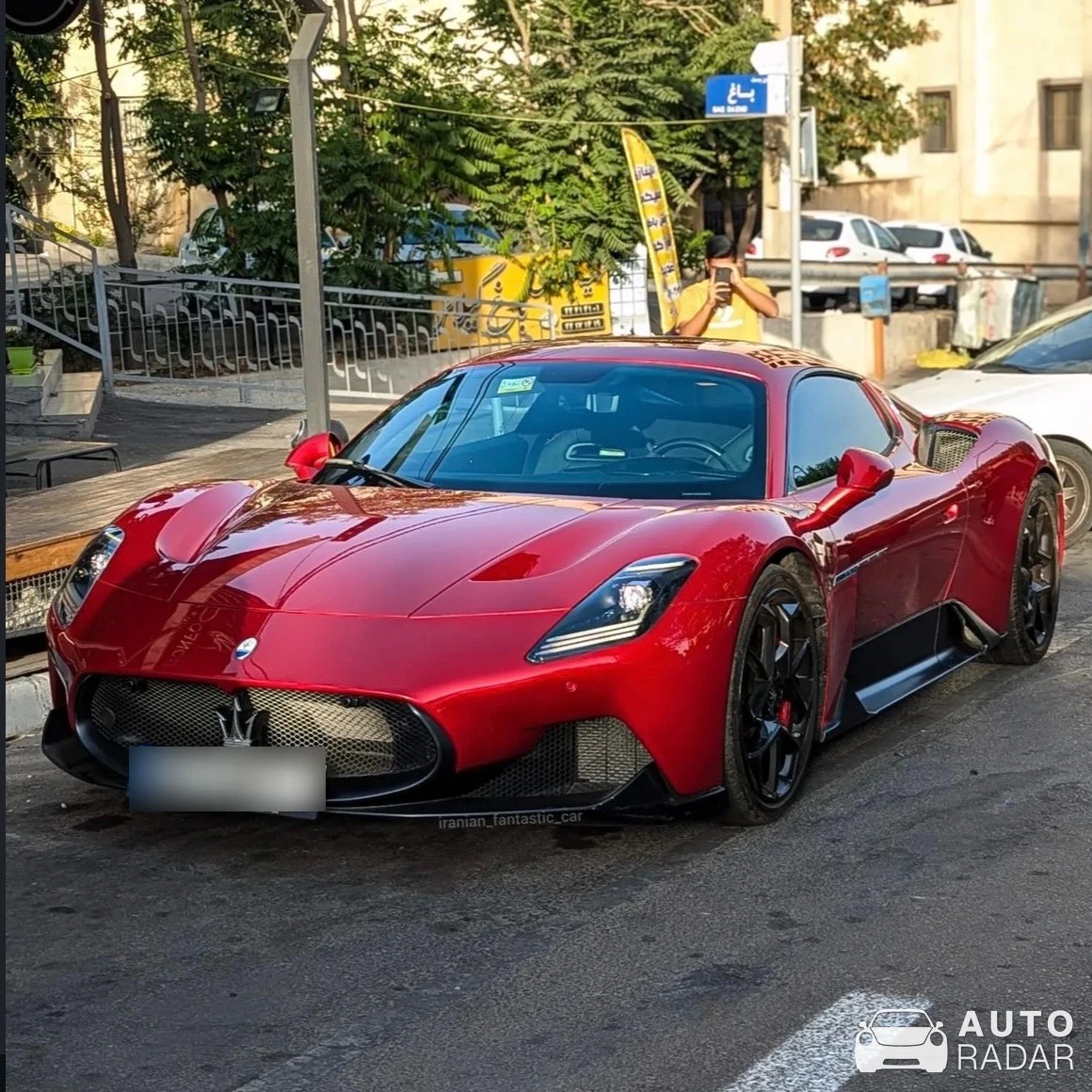 Maserati MC20 spotted in Tajrish, Iran