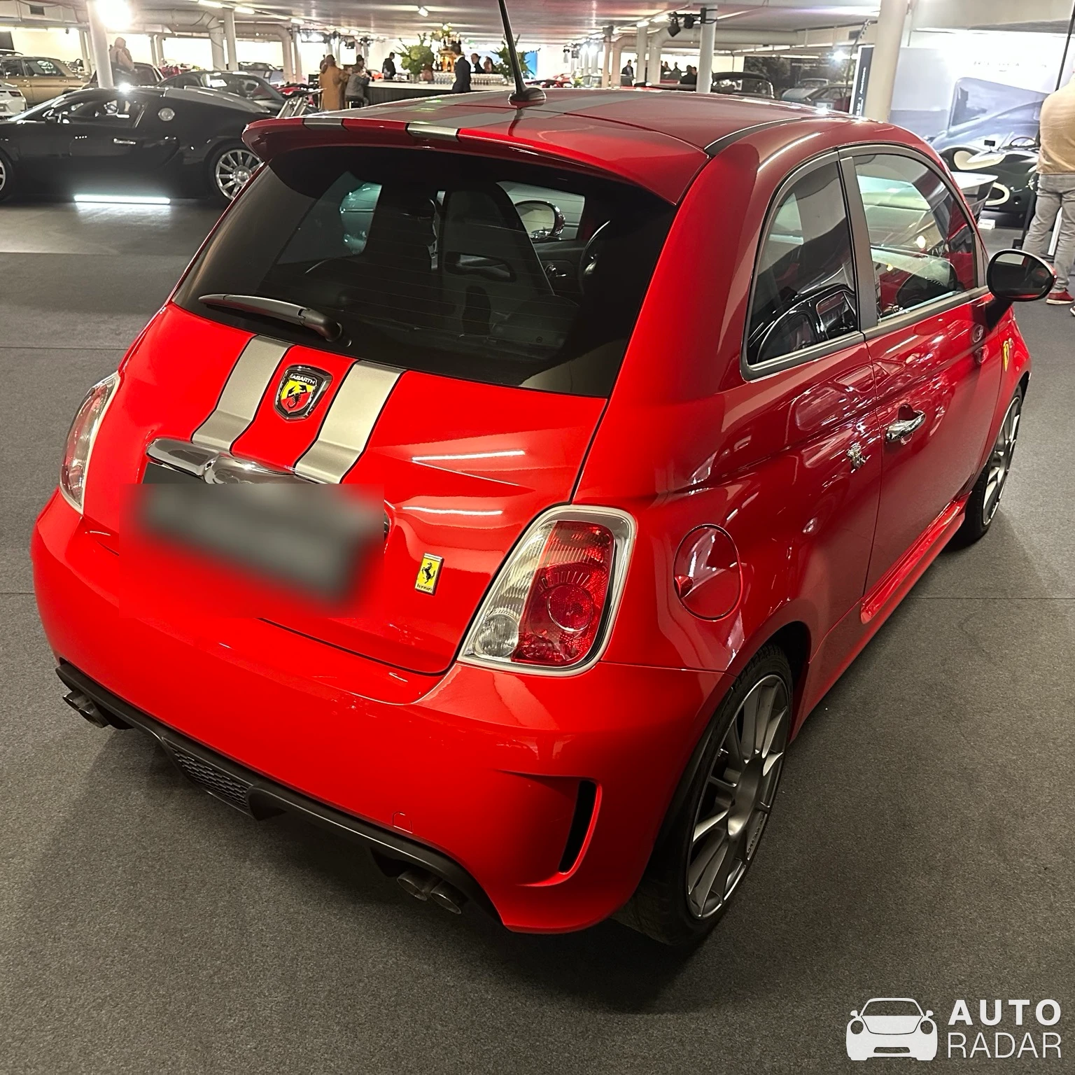 Abarth 695 Tributo Ferrari spotted in Zürich, Schweiz