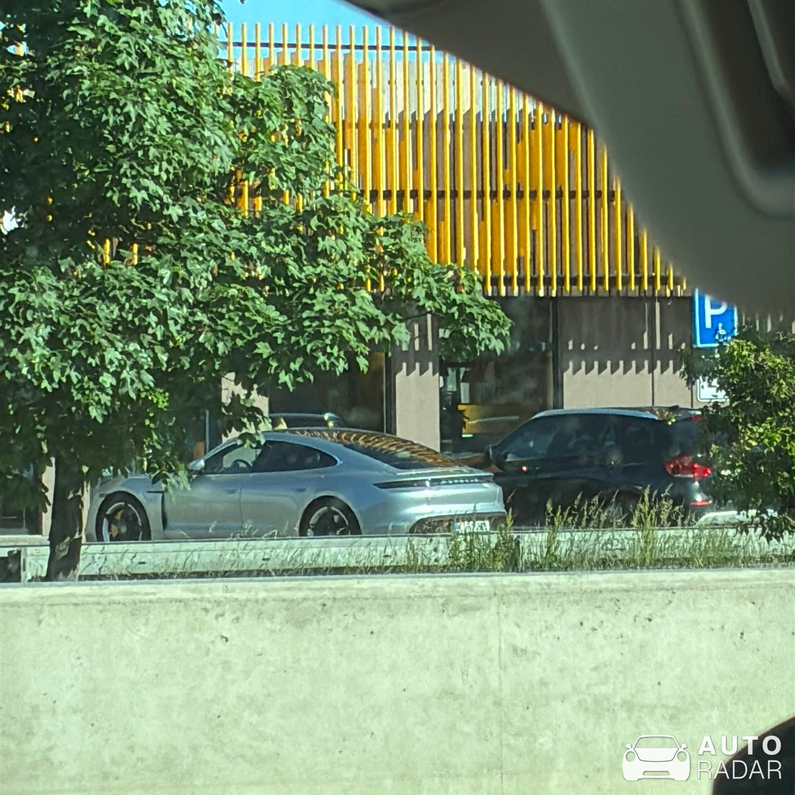 Porsche Taycan spotted in Karlštejn