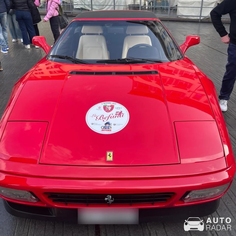 Ferrari 348 GTS spotted in Rome, Italy