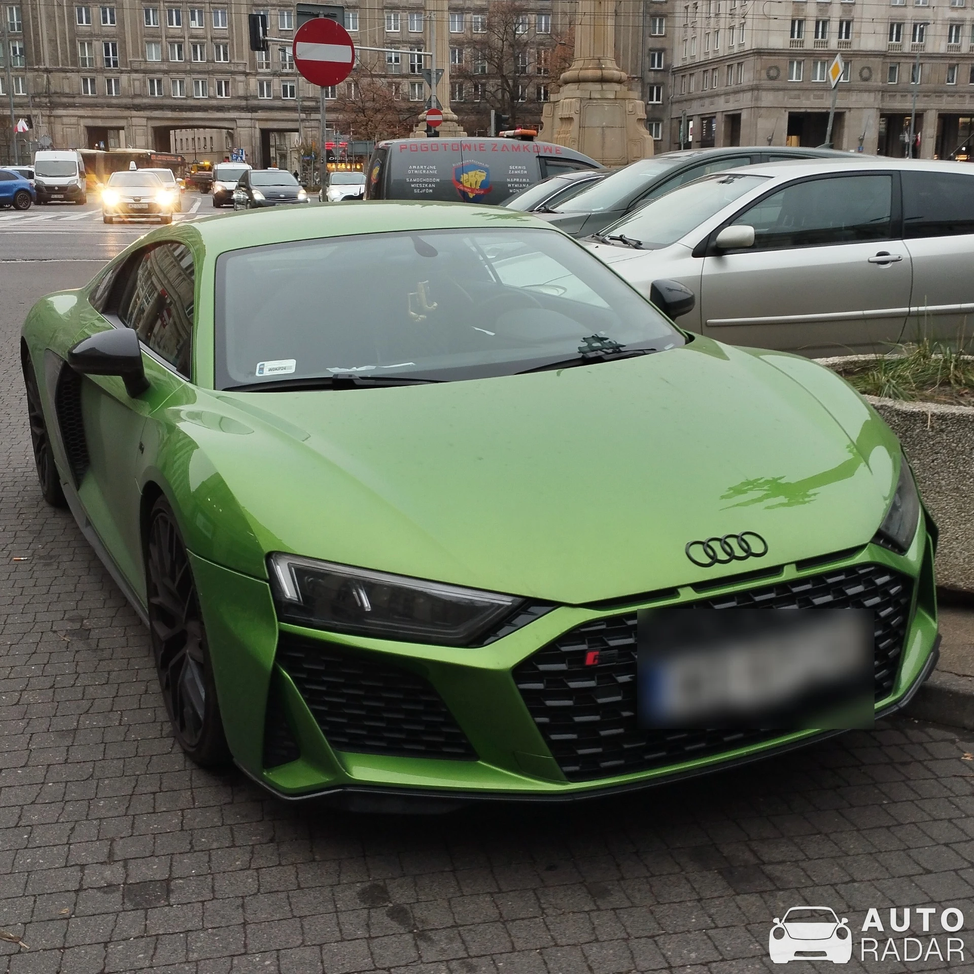 Audi R8 V10 spotted in Warszawa, Poland
