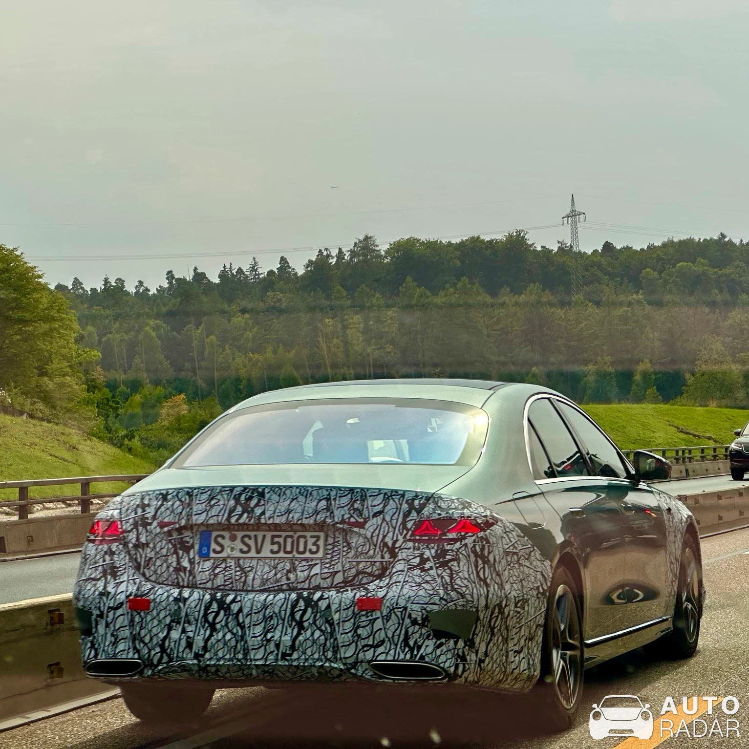 Mercedes-Benz S-Klasse W224 Mule spotted in Sindelfingen