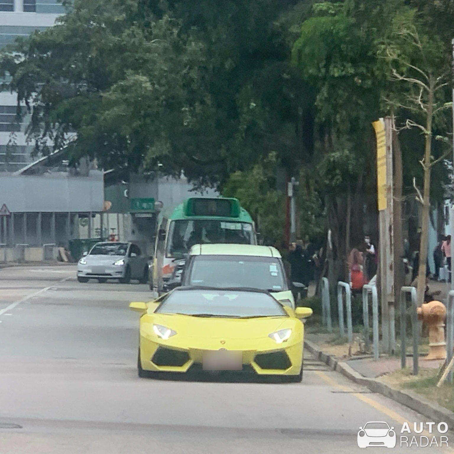 Lamborghini Aventador LP700-4 Roadster spotted in Kowloon, Hong Kong