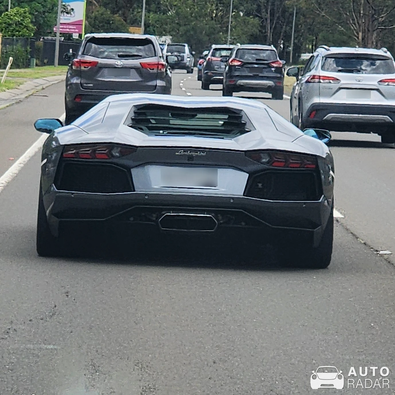 Lamborghini Aventador LP700-4 spotted in Kellyville, Australia