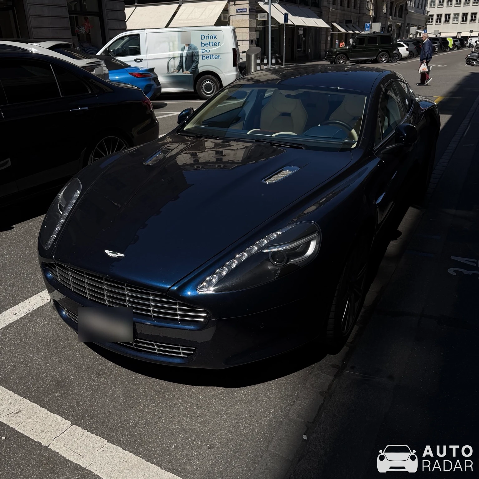 Aston Martin Rapide S spotted in Zürich