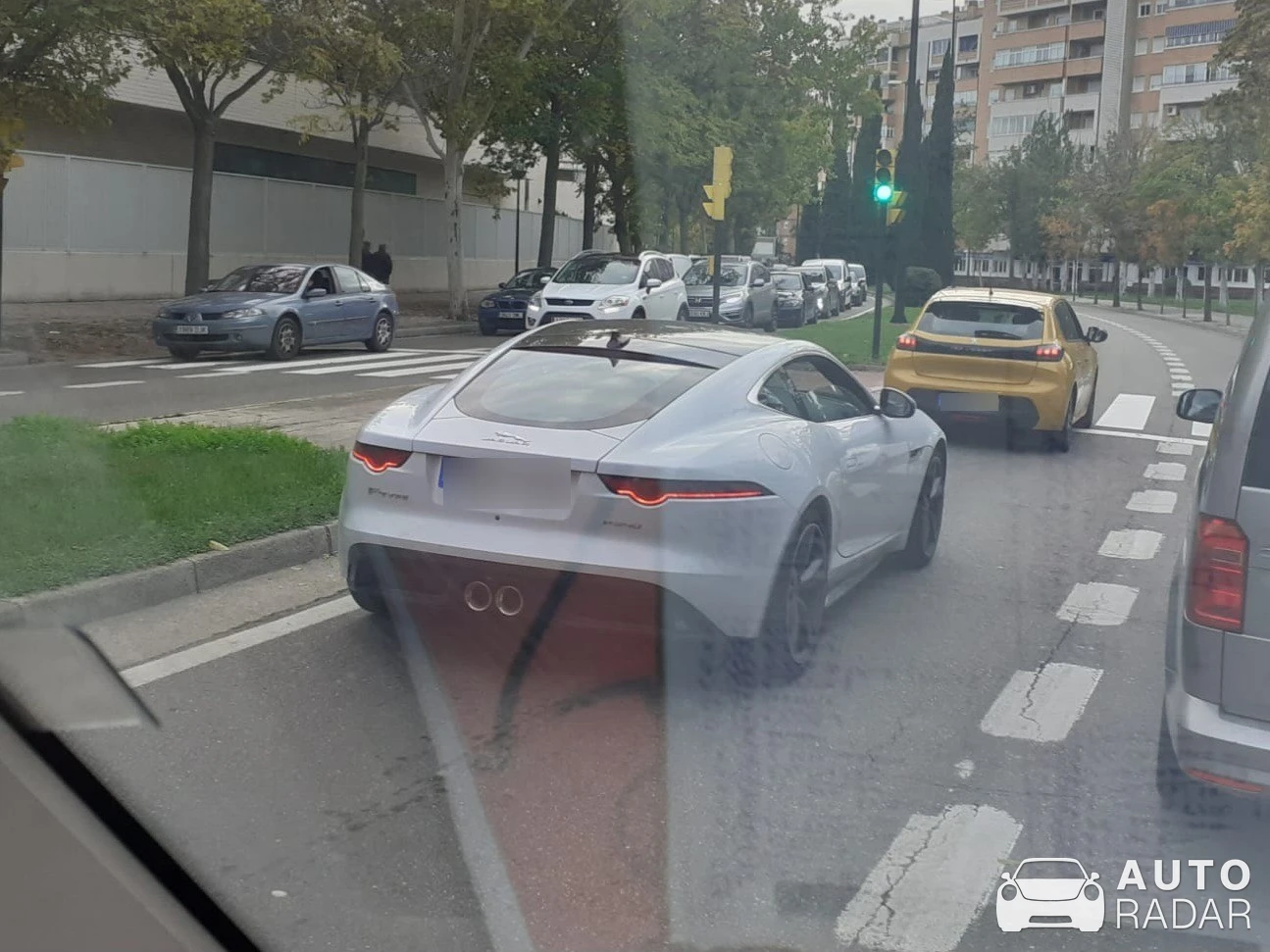 Jaguar F-Type P380 Coupé spotted in Zaragoza, Spain