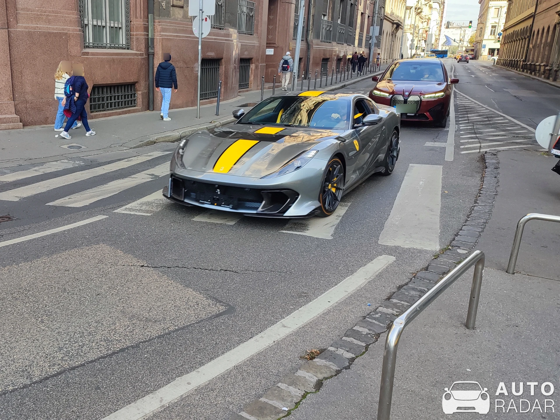 Ferrari 812 Competizione spotted in Budapest, Hungary