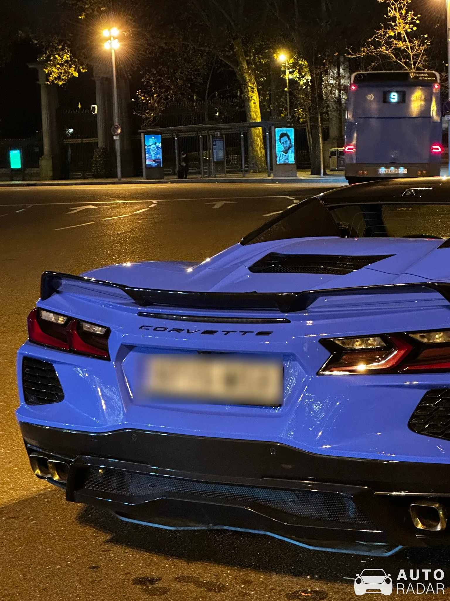 Chevrolet Corvette C8 spotted in Madrid, España