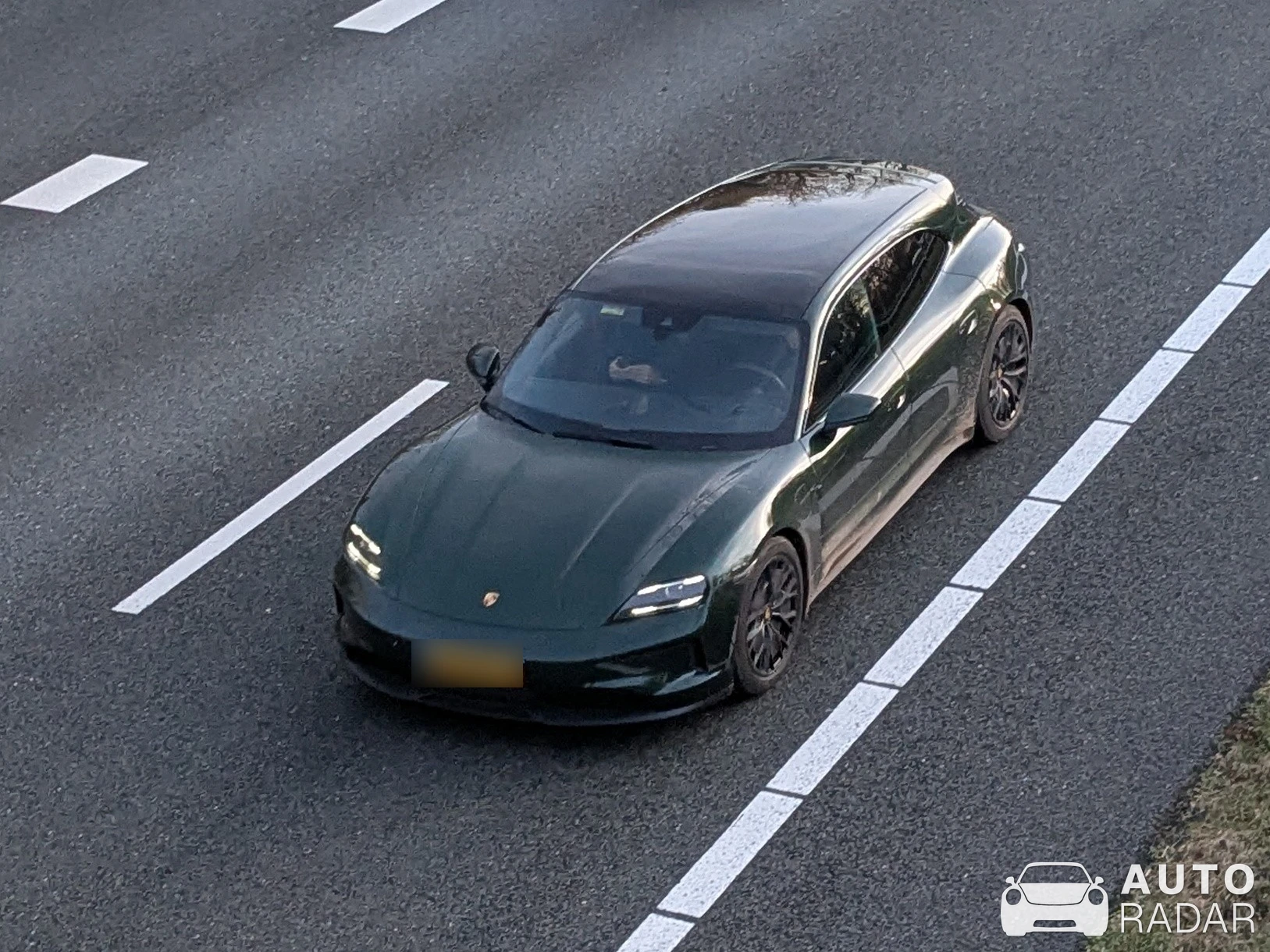 Porsche Taycan Turbo spotted in Hengelo, Netherlands