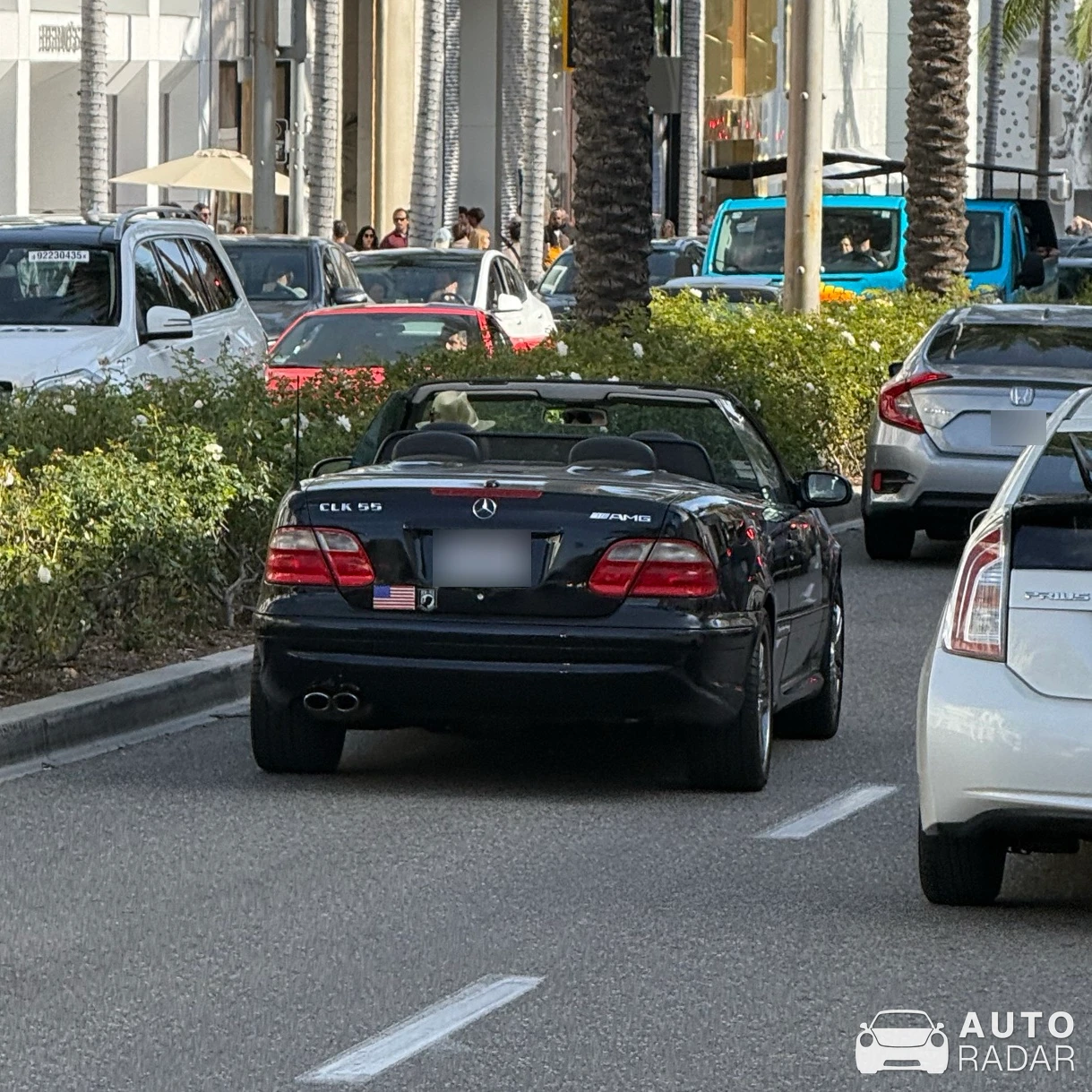 Mercedes-Benz CLK 55 AMG Cabriolet spotted in Beverly Hills