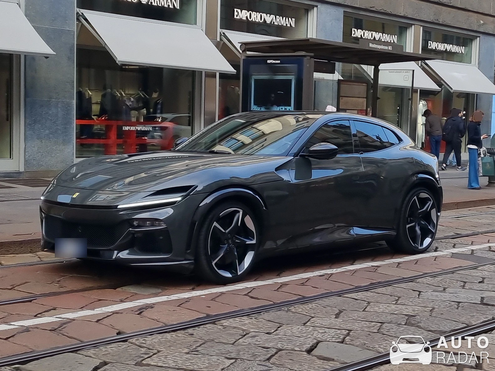 Ferrari Purosangue spotted in Milano, Italia