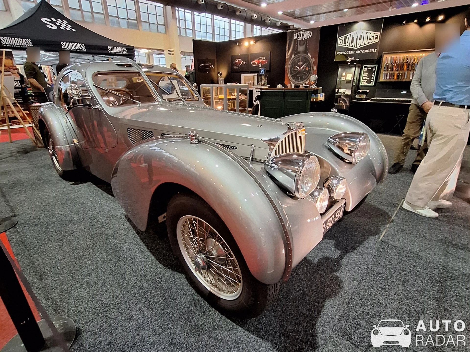 Bugatti Type 57 SC Atalante Coupe spotted in Brussels, Belgium