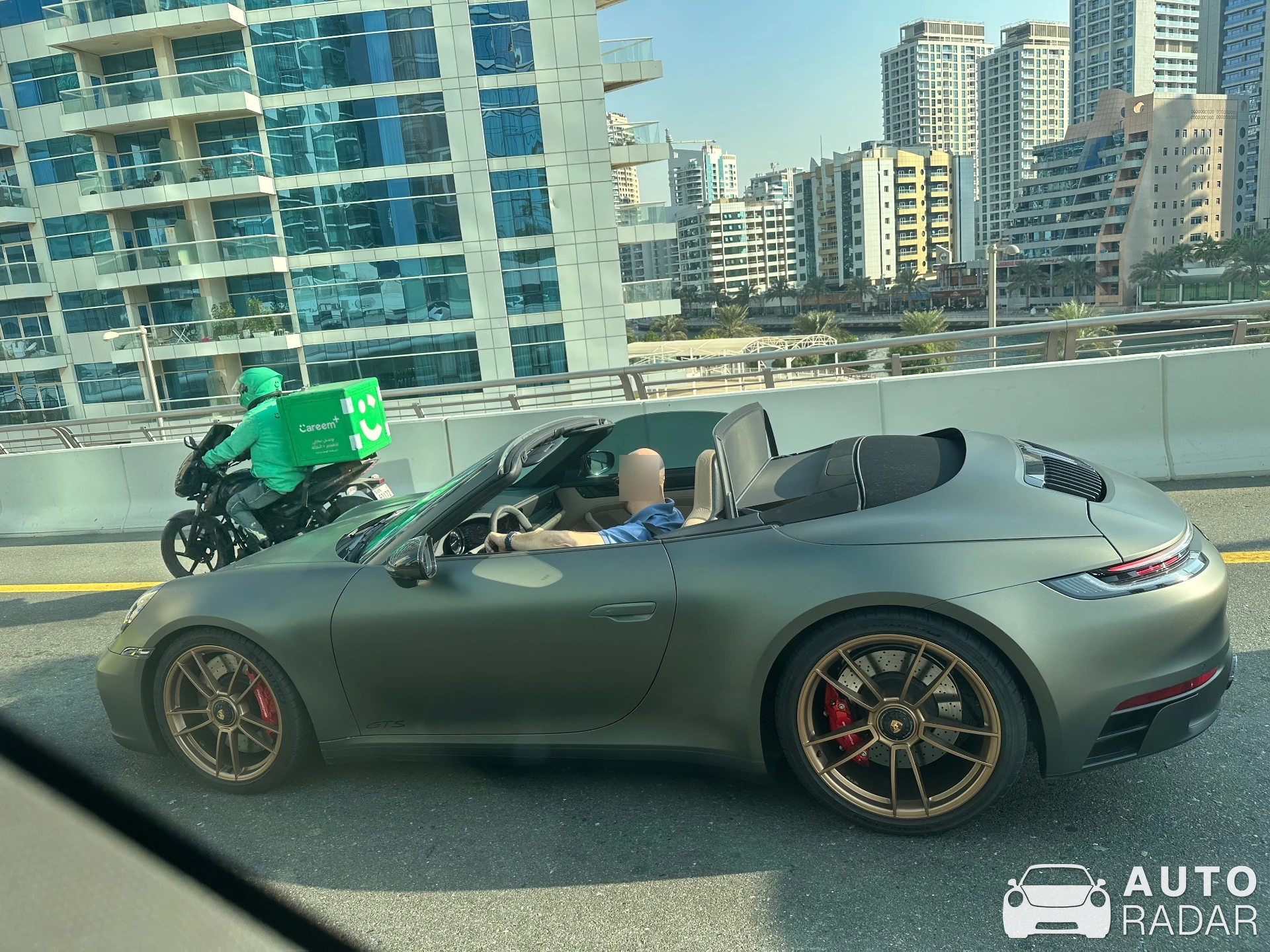 Porsche 992 Carrera 4 GTS Cabriolet MkI spotted in Dubai, United Arab Emirates