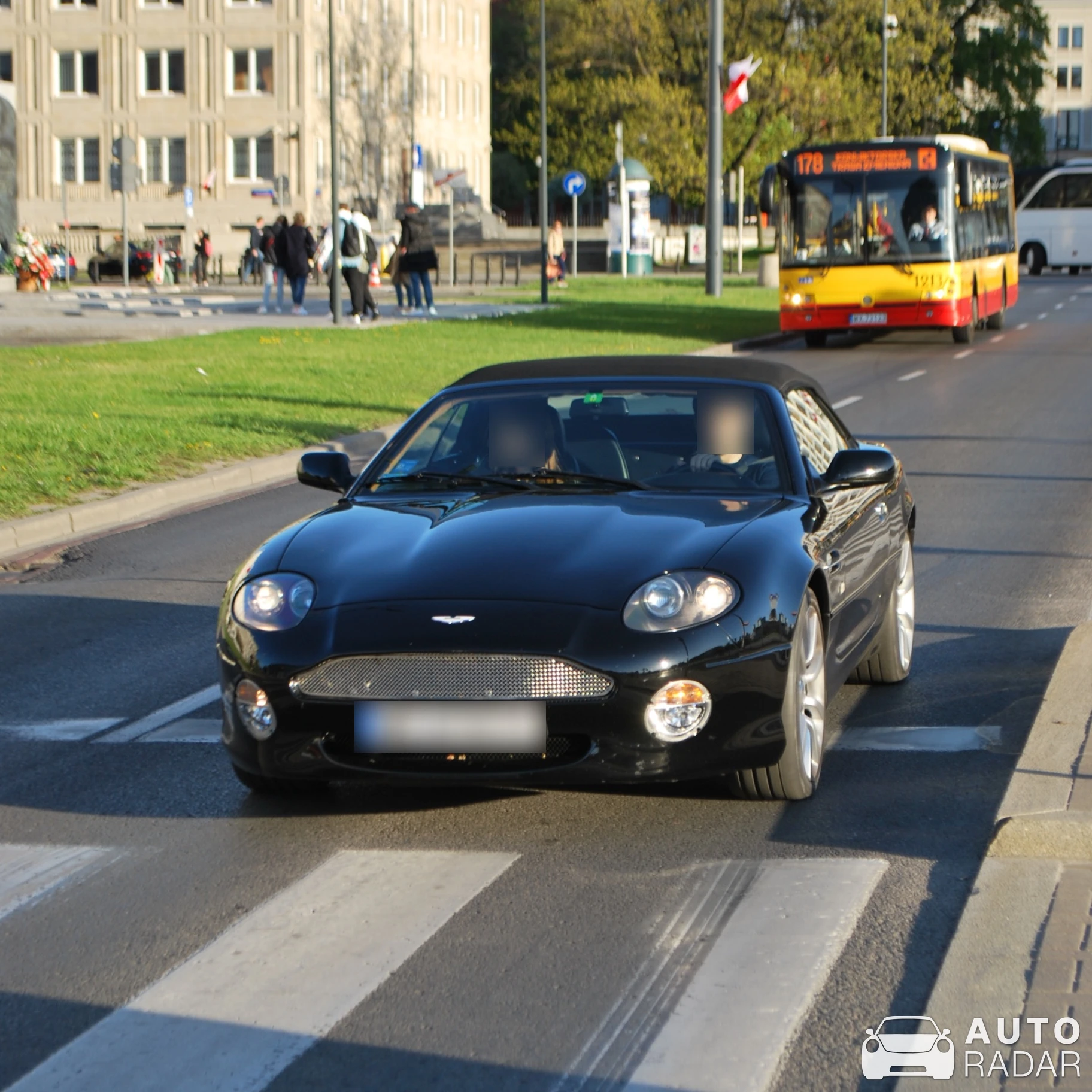 Aston Martin DB7 Vantage Volante spotted in Warszawa, Poland