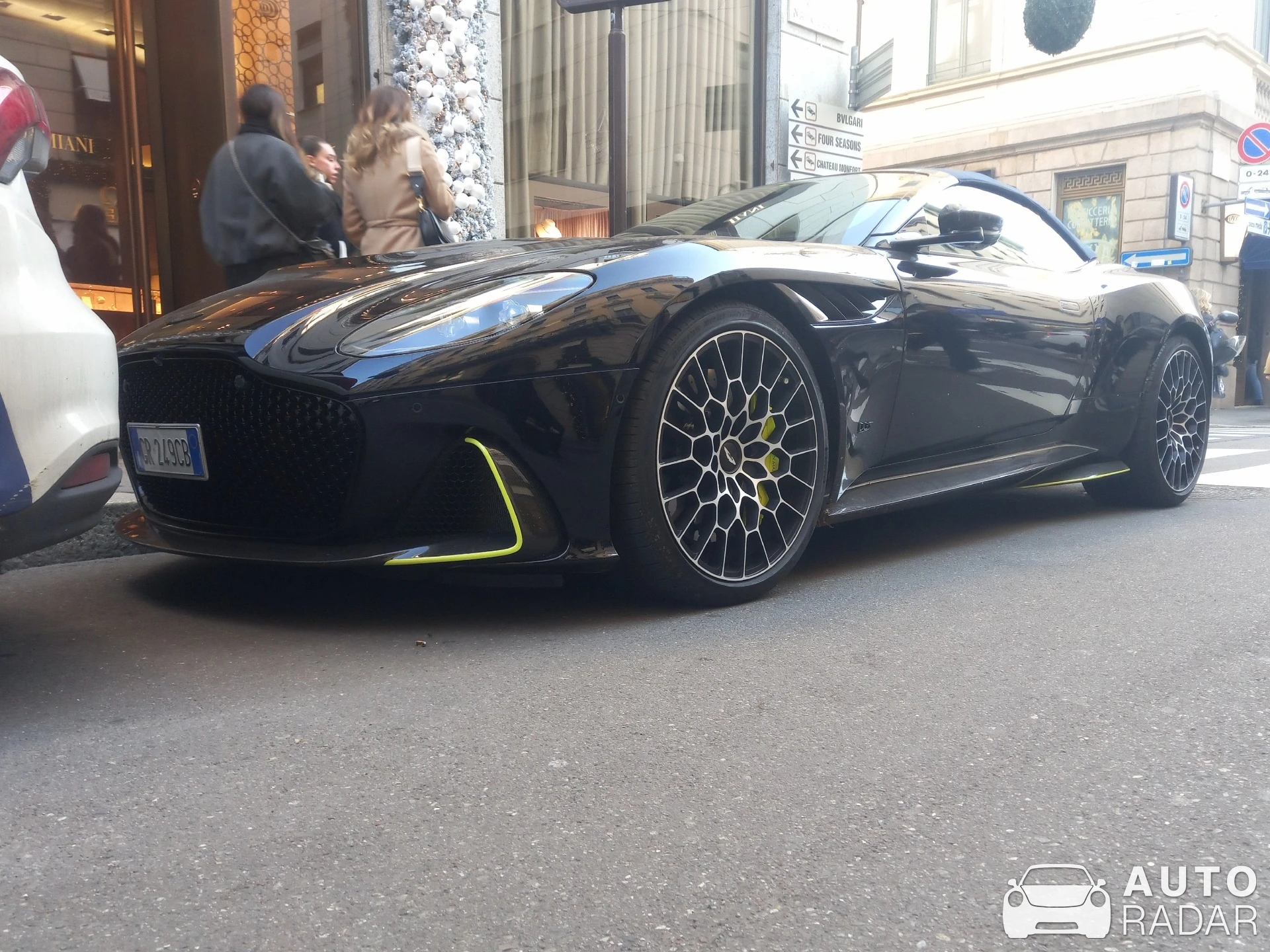 Aston Martin DBS Superleggera Volante 770 Ultimate spotted in Milan, Italy