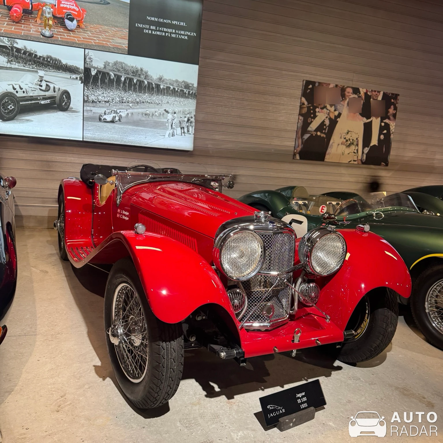 Jaguar SS 100 spotted in Assens